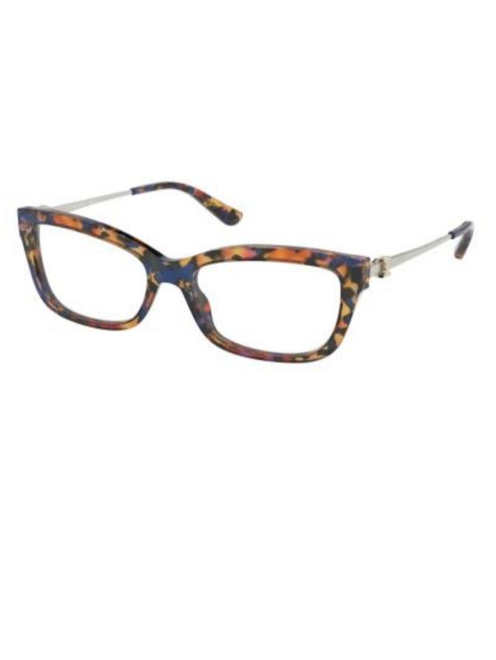 Tory Burch Tortoiseshell Cat-Eye Glasses (Brown & Orange)